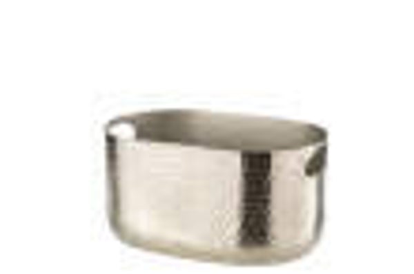 emmer champagne alu verzilverd 40x25x21