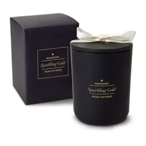 Romoscent geurkaars sprankelend goud