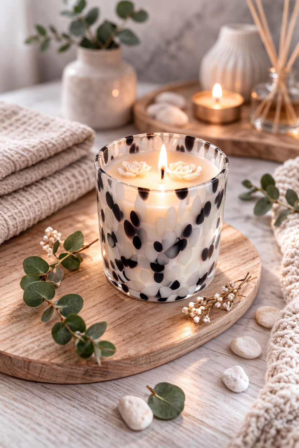 Dalmatier collection " Black en White Glow"