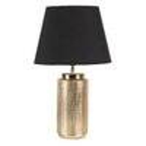 tafellamp goudkleurig 30 x 50 e27 max 60w