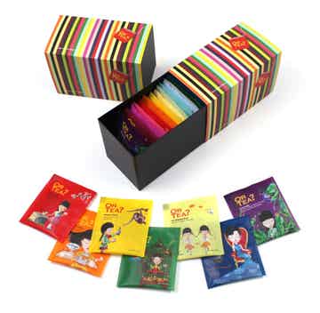 Or tea? Rainbow box met assortiment thee