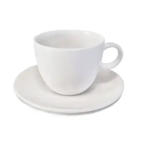 white porcelain st james tea cup and saucer set 200ml
