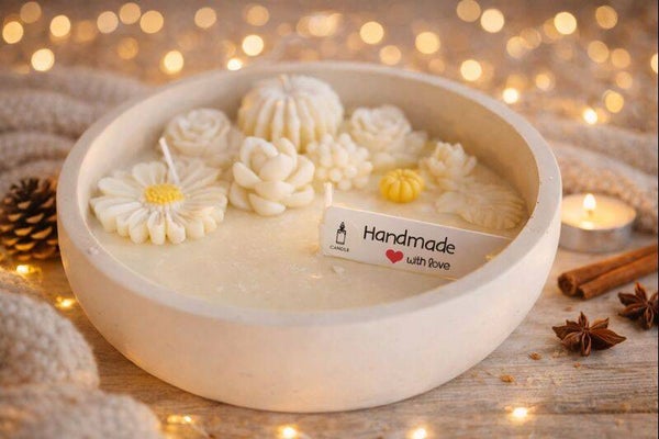 Luna amor homemade candle