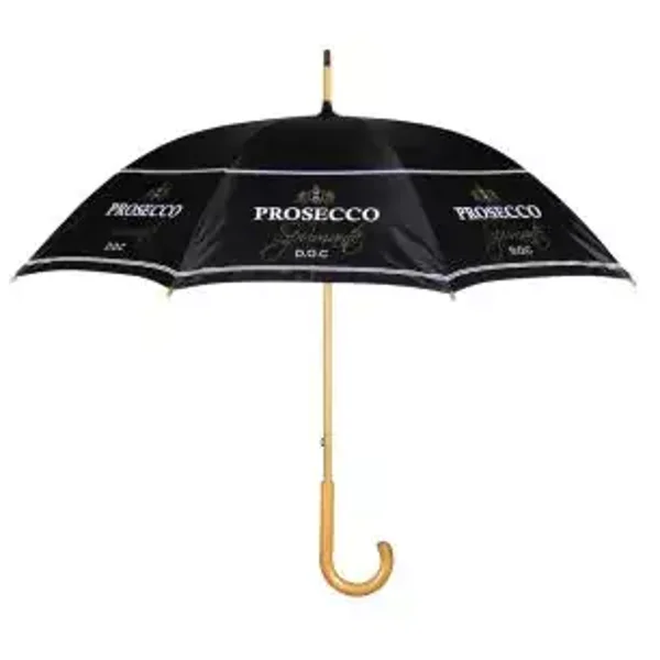 paraplu prosecco zwart 105 cm