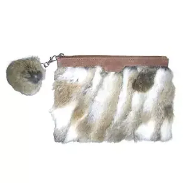 etui konijn wit goud 22cm