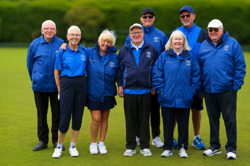Members of our Vets Team. This team plays on Thurday morings in the Vets league.