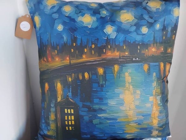 Starry night cushion