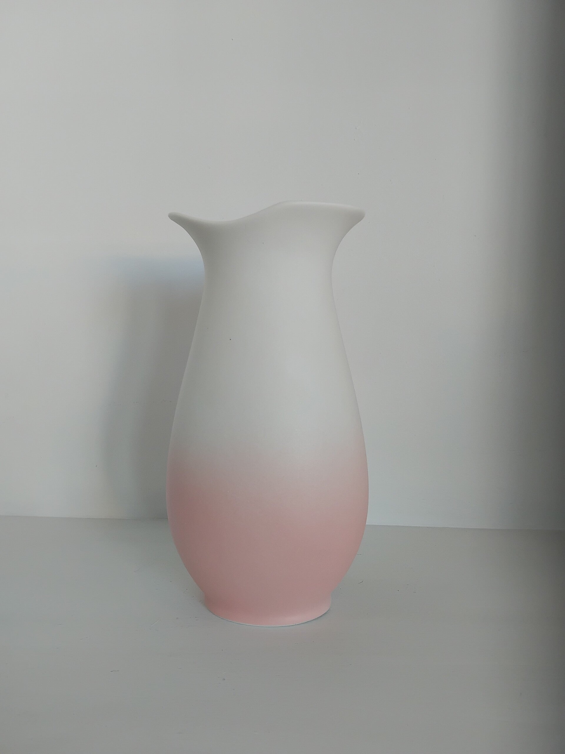 Pink and White Vase