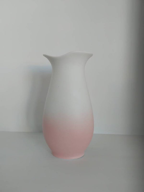 Pink and White Vase