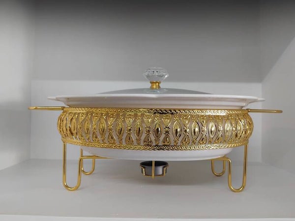Casserole Dish with Tealight Warmer