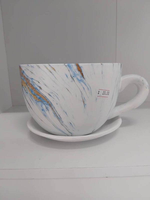 Plant Pot Blue
