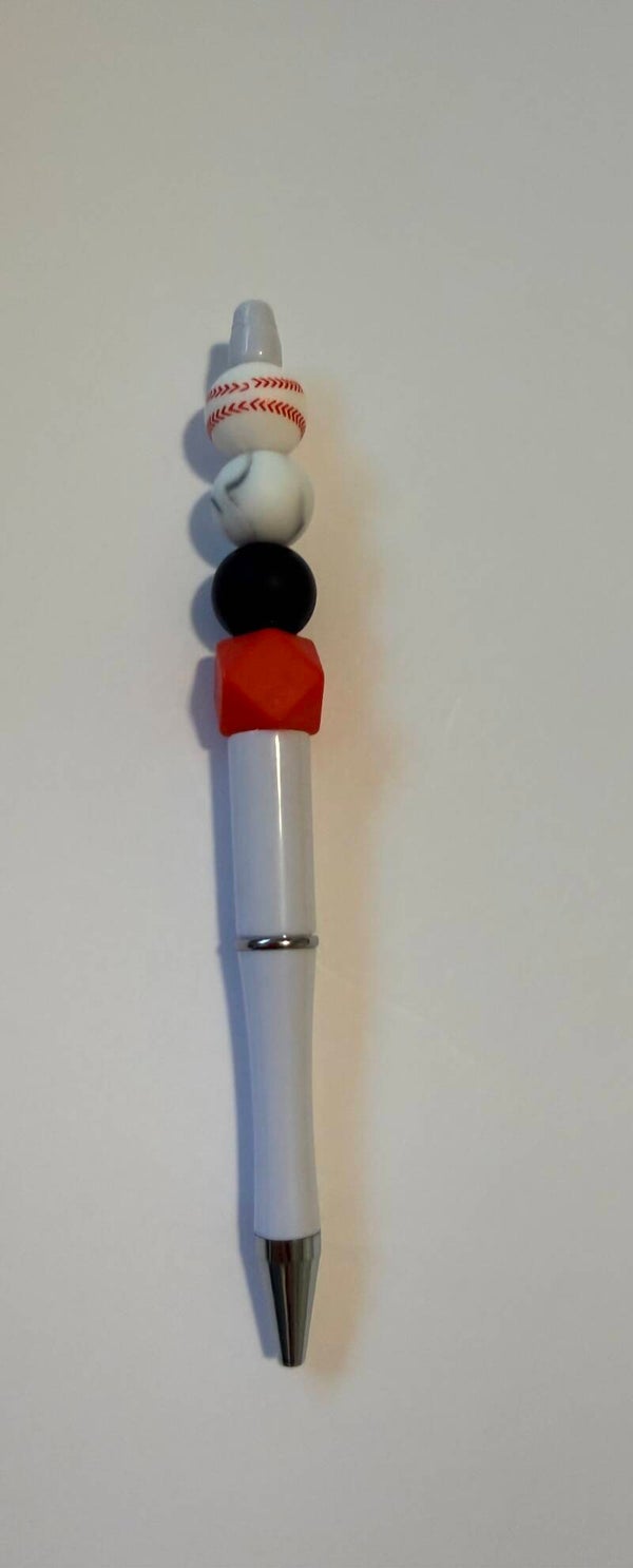Beaded twist pen (with refill)