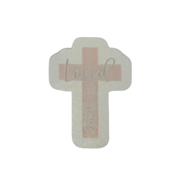Cross with Love Sticker
