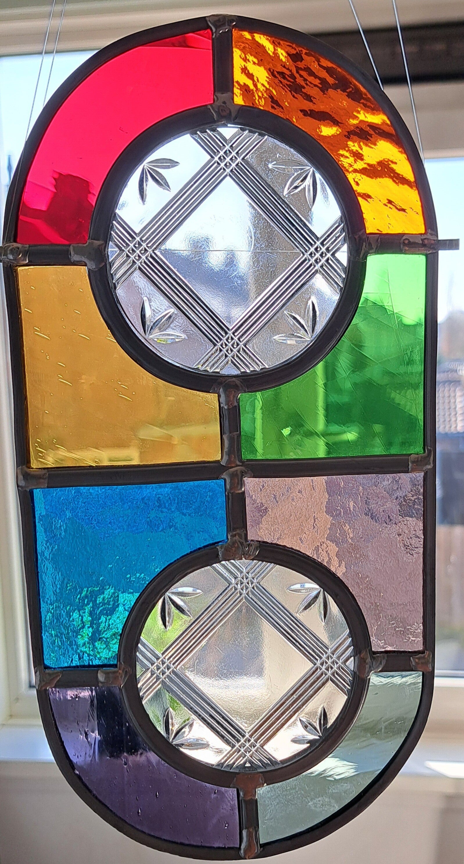 raamhanger ovaal. Regenboog