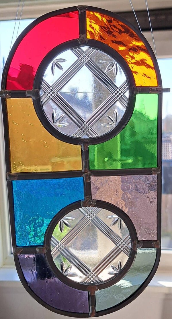 raamhanger ovaal. Regenboog