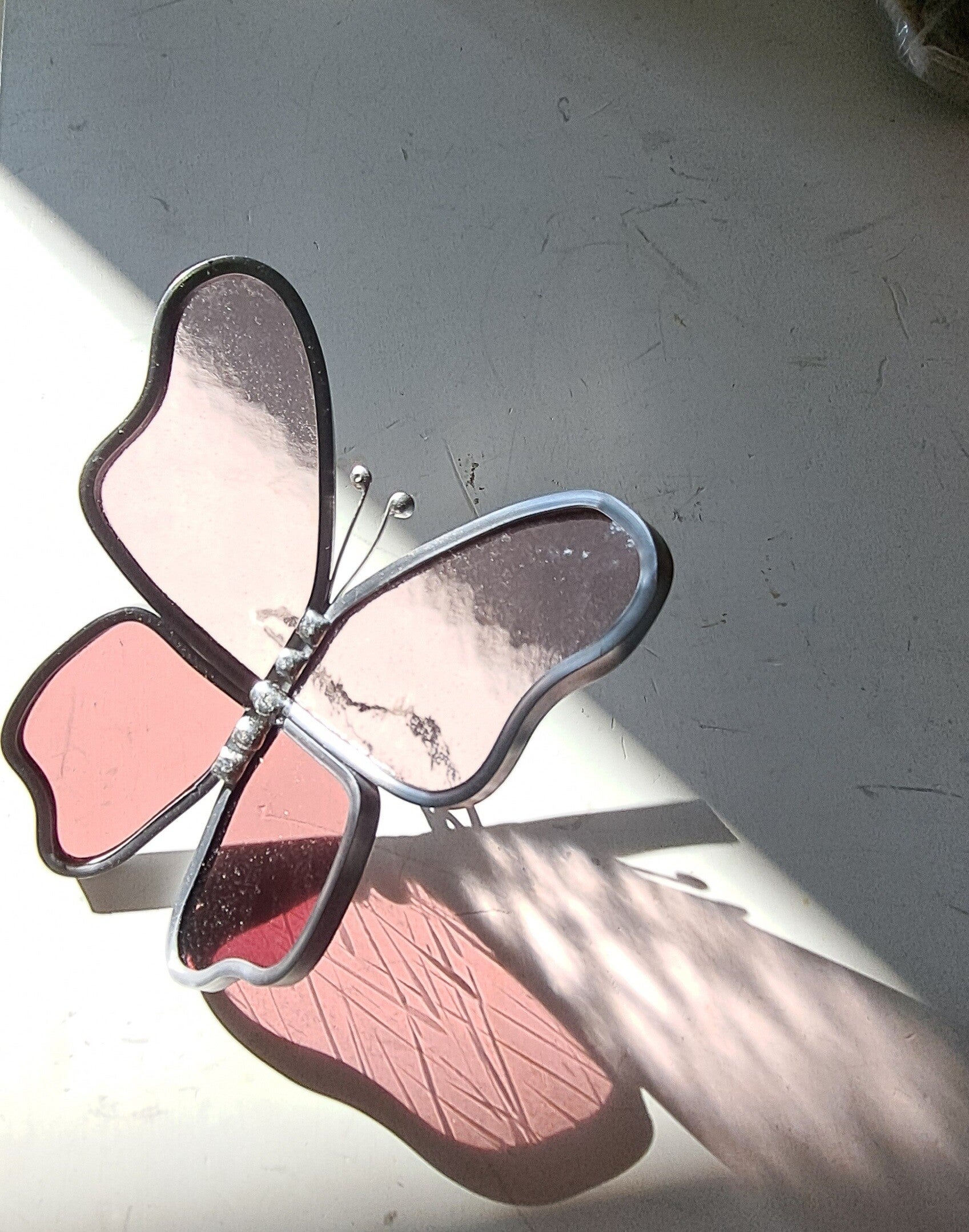 Vlinder van glas, Roze