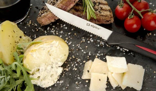 12 steakmessen van Alpina