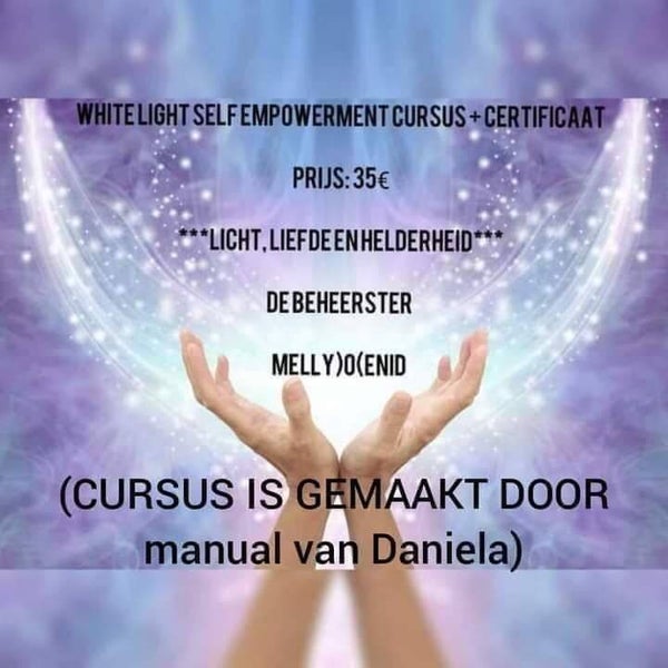 Whitelight self empowerment cursus + certificaat