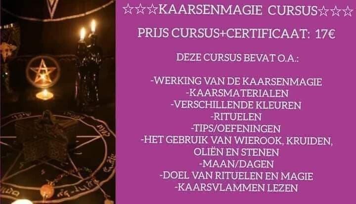 🌟🌟 Kaarsenmagie cursus + certificaat 🌟🌟