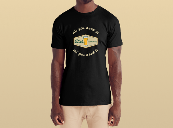 Biercorporatie met slogan T-Shirt Black