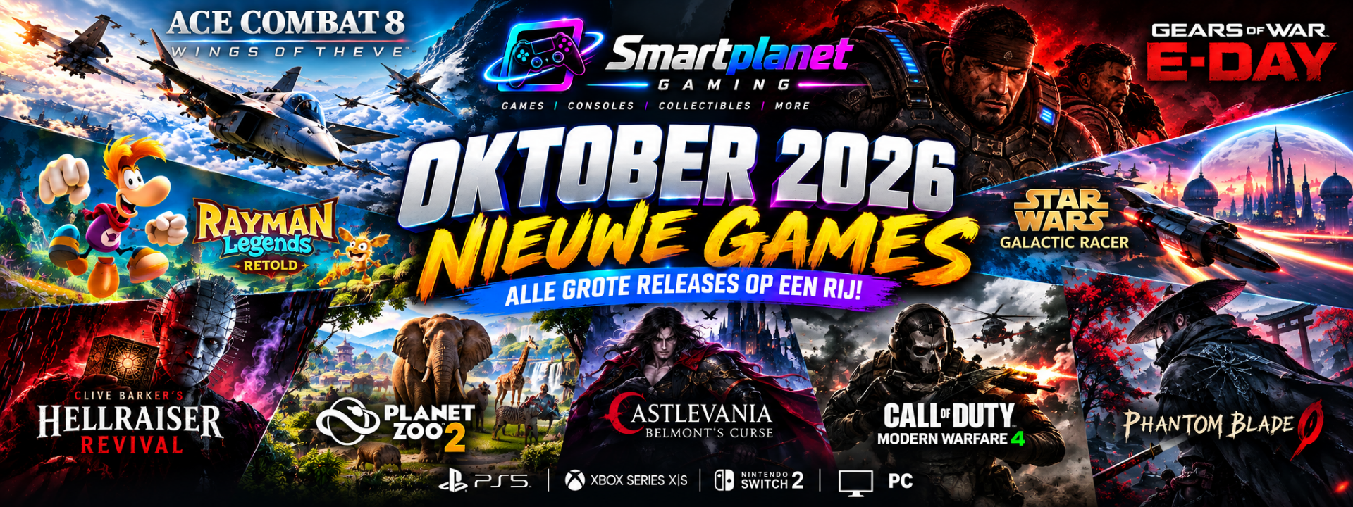 Oktober Nieuwe Games | Smartplanetgaming