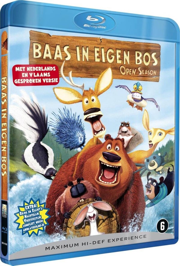 🐻🌲 Baas In Eigen Bos (Open Season) – Blu-ray (Nieuw & Gesealed)