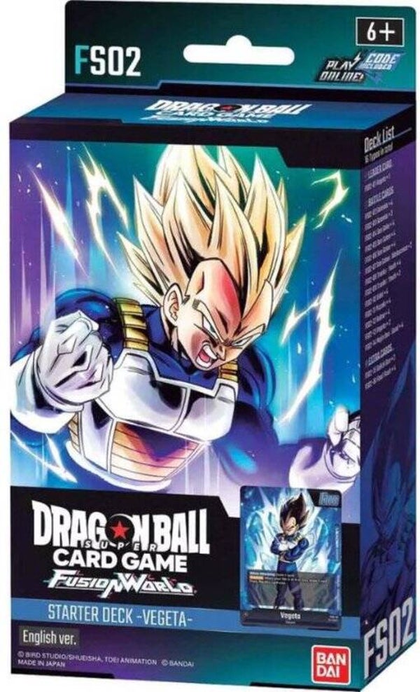 🔥 Dragon Ball SCG Fusion World FS02 Starter Deck Vegeta | Nieuw