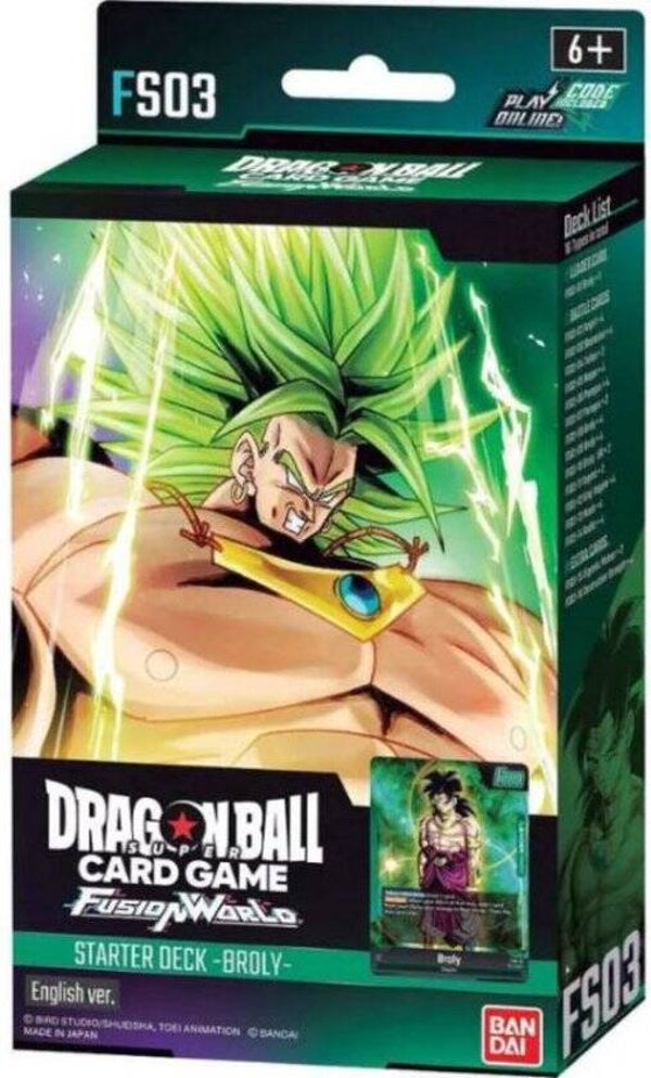 🐉 Dragon Ball Fusion World Broly Starter Deck FS03