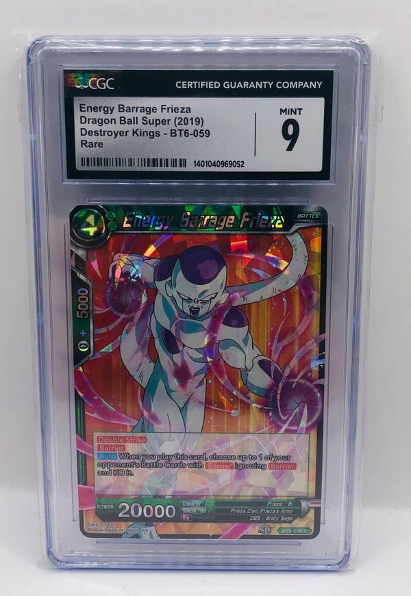Energy Barrage Frieza CGC 9 – Dragon Ball Super Kaart