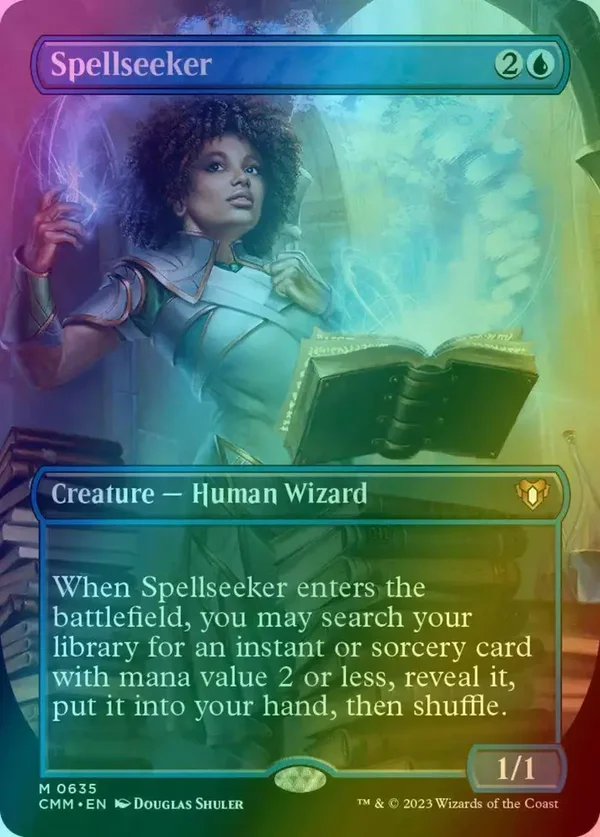 Spellseeker #635 (Borderless Holo)
