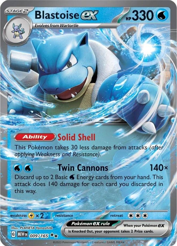 Blastoise ex #009