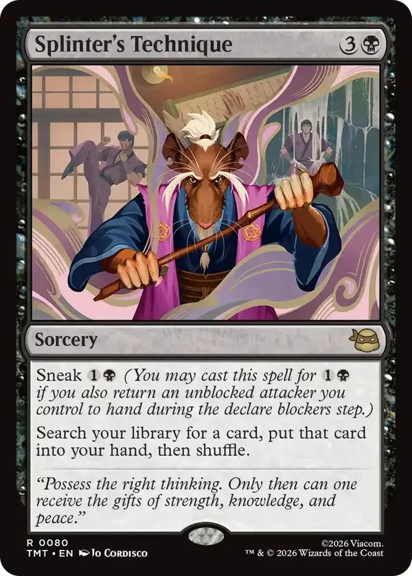 MTG Splinter's Technique #80