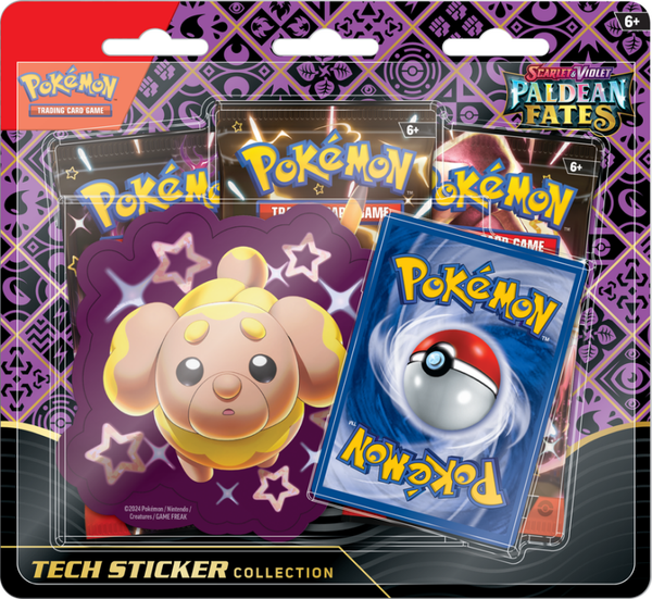 POKEMON SV4.5 PALDEAN FATES TECH STICKER COLLECTION