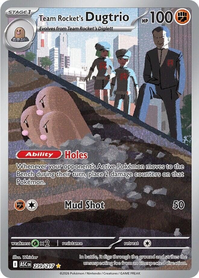 Team Rocket's Dugtrio #239