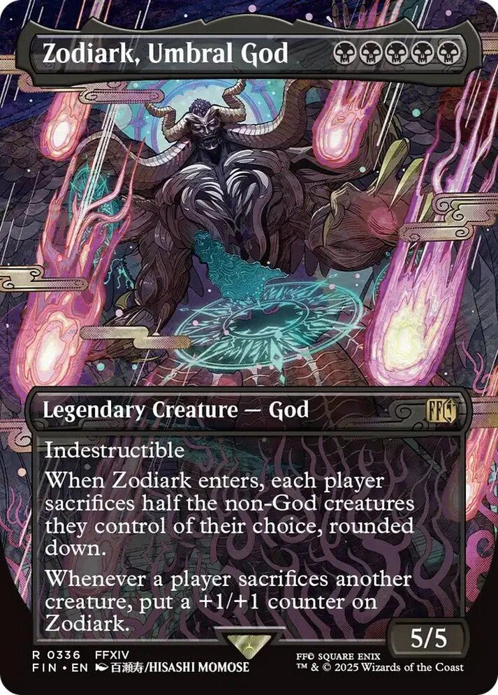 Zodiak, Umbral God #0336 (Borderless)