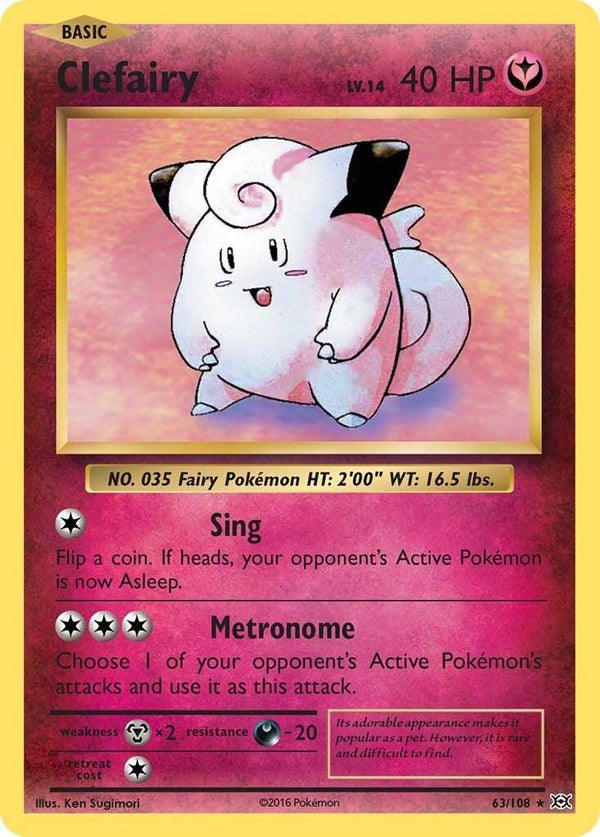 Clefairy #63 (HoloFoil)