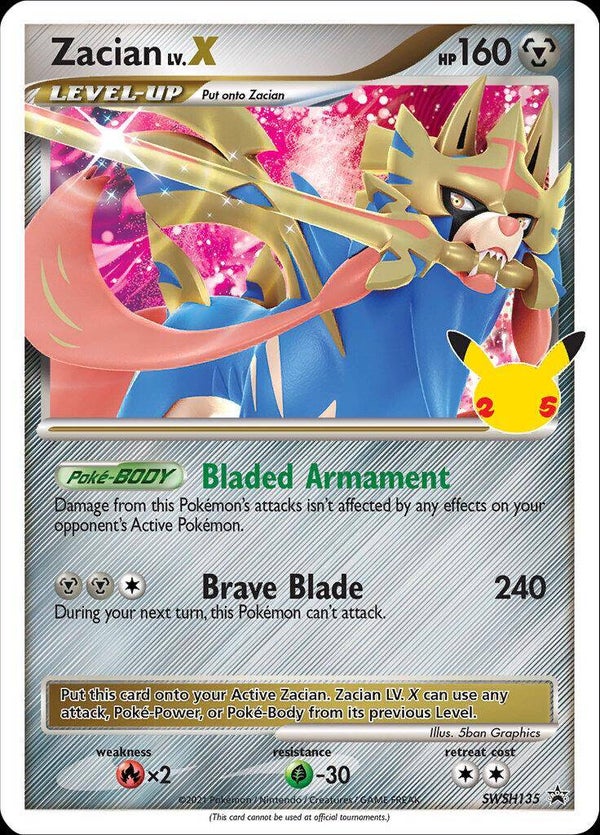Zacian LV. X #SWSH135