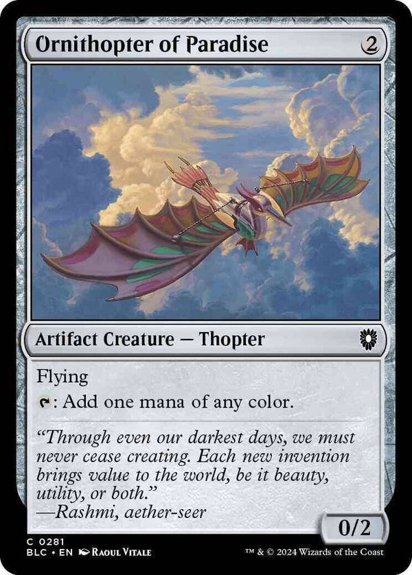 MTG Ornithopter Of Paradise