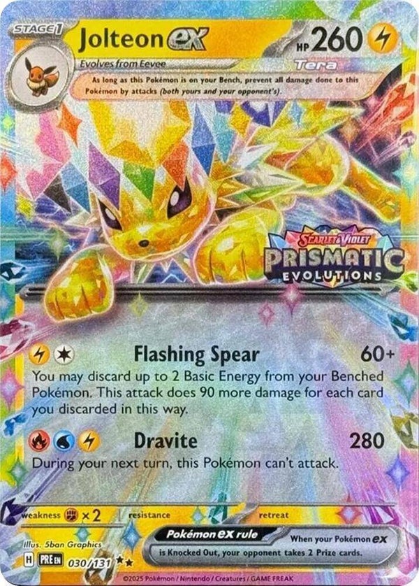 Jolteon ex [Stamped] #030