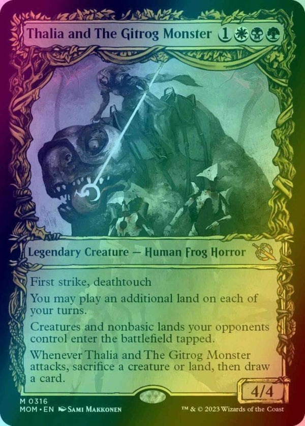 MTG Thalia and The Gitrog Monster