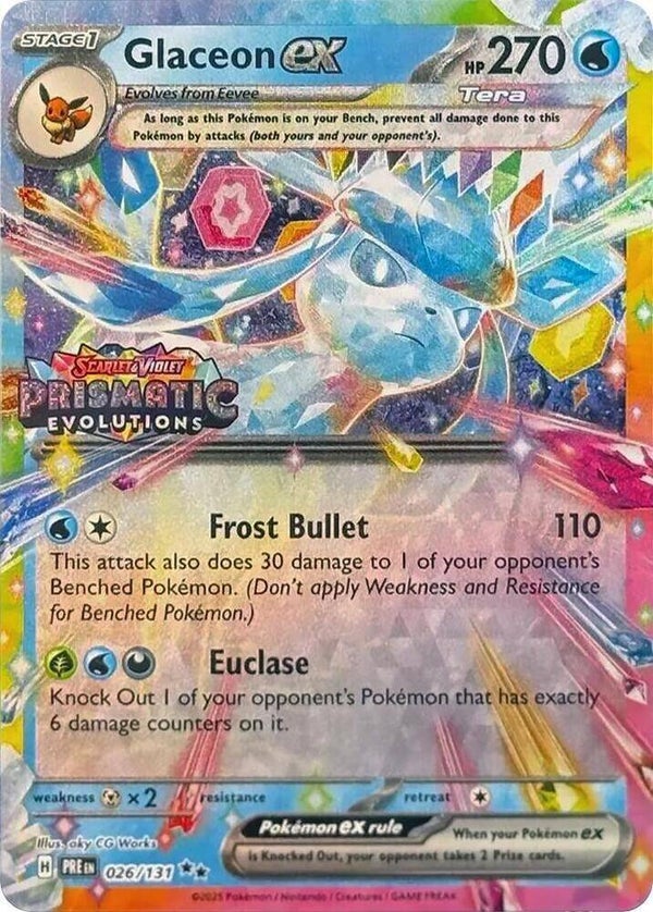 Glaceon ex [Stamped] #026