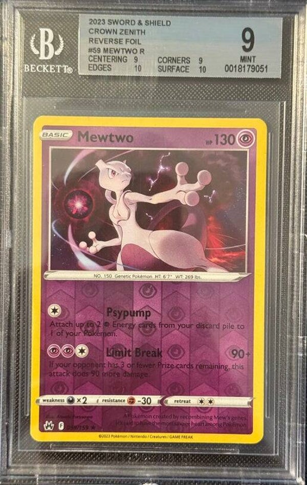BGS 9 - Mewtwo #059 (Reverse Holo)