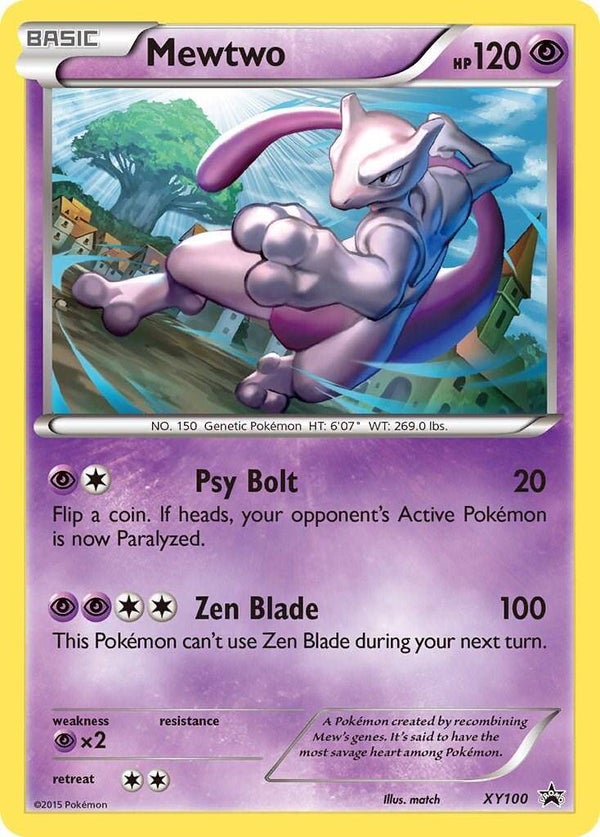Mewtwo #XY100 (HoloFoil)