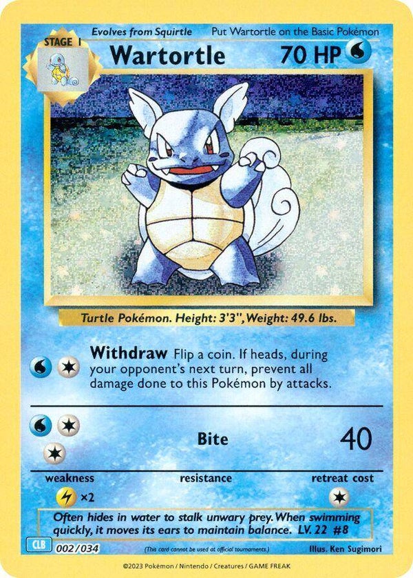 Wartortle #002 (HoloFoil)