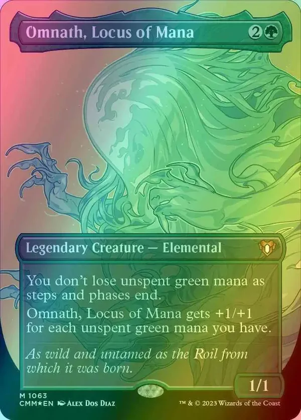 MTG Omnath, Locus of Mana #1063 (Foil)