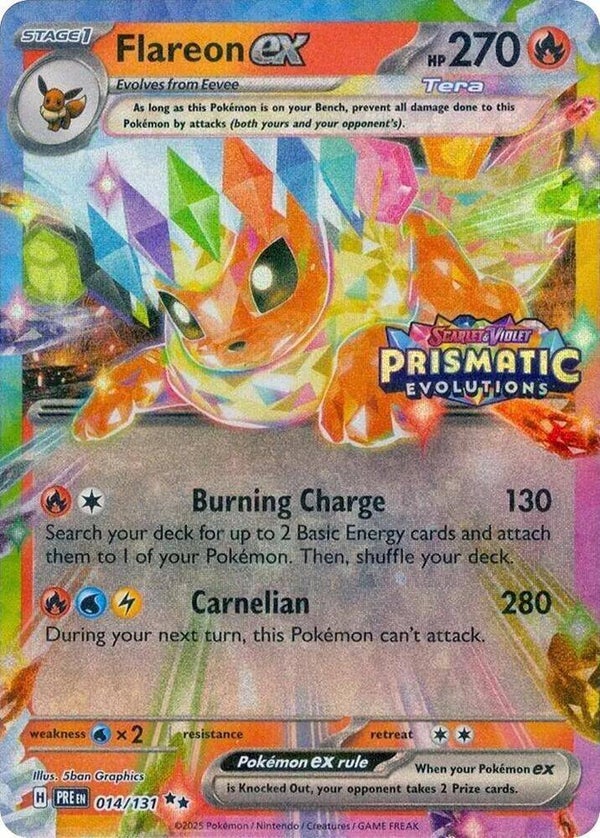 Flareon ex [Stamped] #014