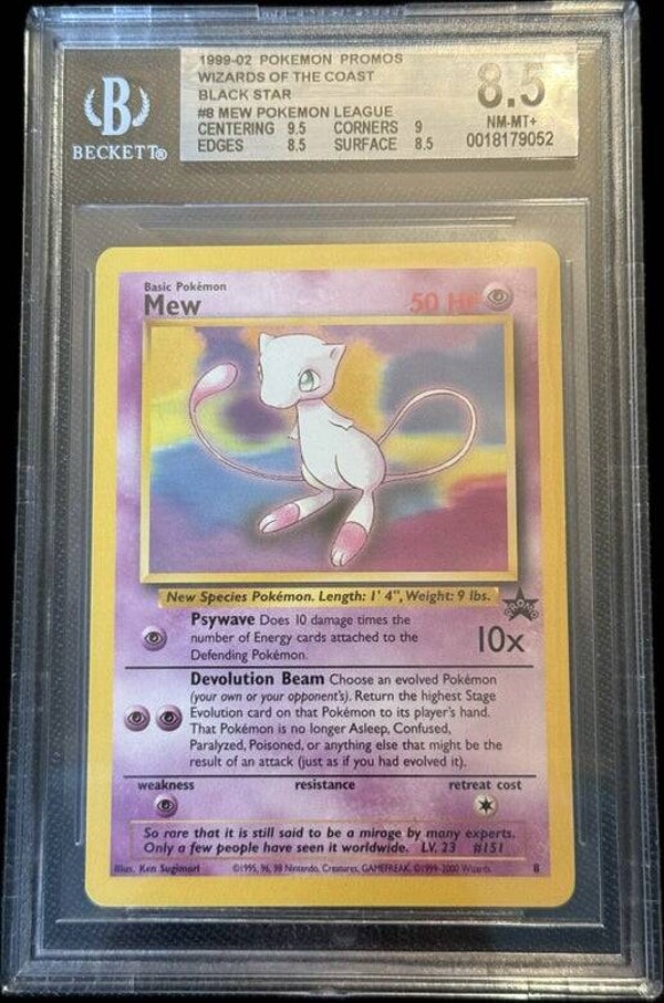 BGS 8.5 - Mew #8 Promo