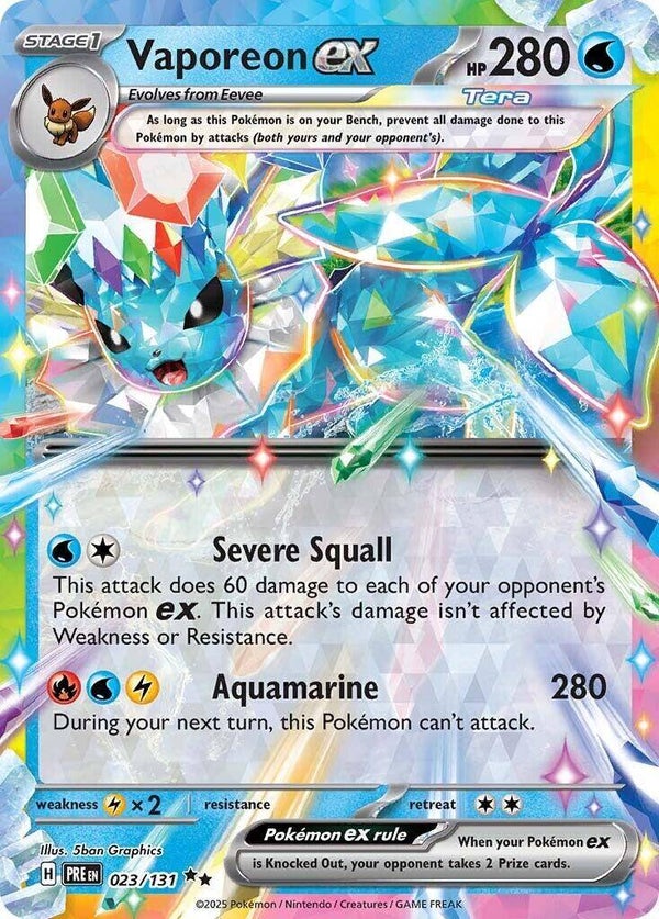 Vaporeon ex #023