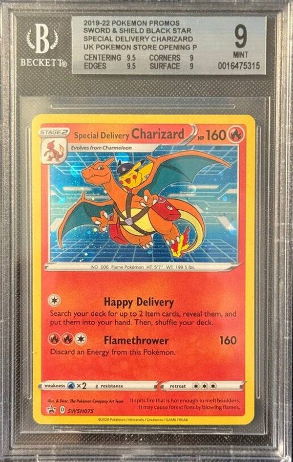 BGS 9 - Special Delivery Charizard #SWSH075