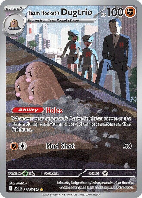 Team Rocket's Dugtrio #239